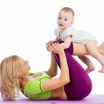 фитнес мама и малыш